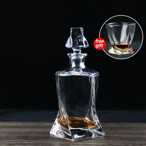 high end whiskey decanter.